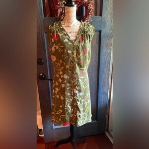 Daniel Rainn Olive Green Dress